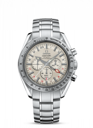 Omega Speedmaster Broad Arrow Co-Axial GMT Stainless Steel / White / Bracelet 3581.30.00 Omega Speedmaster Broad Arrow Co-Axial GMT Stainless Steel / White / Bracelet 3581.30.00