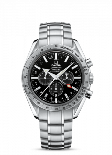 Omega Speedmaster Broad Arrow Co-Axial GMT Stainless Steel / Black / Bracelet 3581.50.00 Omega Speedmaster Broad Arrow Co-Axial GMT Stainless Steel / Black / Bracelet 3581.50.00