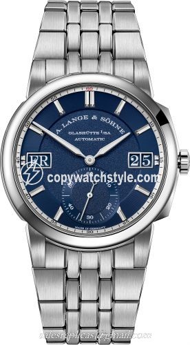 A. Lange & Sohne Odysseus Stainless Steel / Blue / Bracelet 363.179