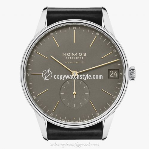 Nomos Glashutte Orion Neomatik 41 Date Olive Gold 364 Nomos Glashutte Orion Neomatik 41 Date Olive Gold 364