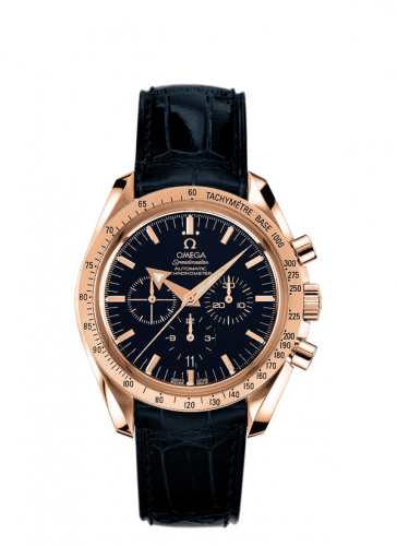 Omega Speedmaster Broad Arrow Red Gold / Blue 3653.80.33 Omega Speedmaster Broad Arrow Red Gold / Blue 3653.80.33