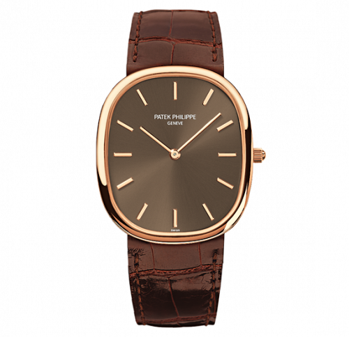 Patek Philippe Golden Ellipse 3738 Rose Gold / Brown 3738/100R-001 Patek Philippe Golden Ellipse 3738 Rose Gold / Brown 3738/100R-001