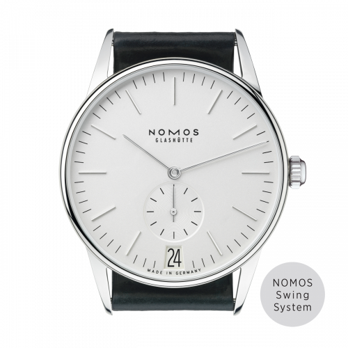 Nomos Glashutte Orion 38 Datum Weiss 381