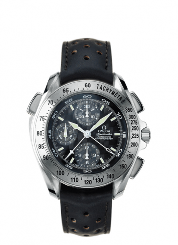 Omega Speedmaster Split-Seconds Stainless Steel / Carbon / Strap 3840.50.31 Omega Speedmaster Split-Seconds Stainless Steel / Carbon / Strap 3840.50.31