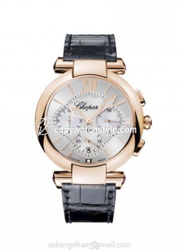 Chopard Imperiale Chrono 40 mm Rose Gold / MOP / Alligator 384211-5001 Chopard Imperiale Chrono 40 mm Rose Gold / MOP / Alligator 384211-5001