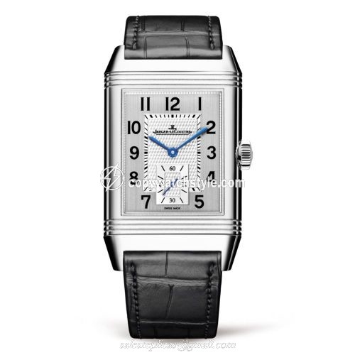 Jaeger-LeCoultre Reverso Classic Large Duoface Small Seconds Stainless Steel / Silver / Alligator 3848420 Jaeger-LeCoultre Reverso Classic Large Duoface Small Seconds Stainless Steel / Silver / Alligator 3848420