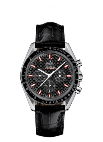 Omega Speedmaster Racing Chronometer Stainless Steel / Carbon Black 3852.59.11 Omega Speedmaster Racing Chronometer Stainless Steel / Carbon Black 3852.59.11