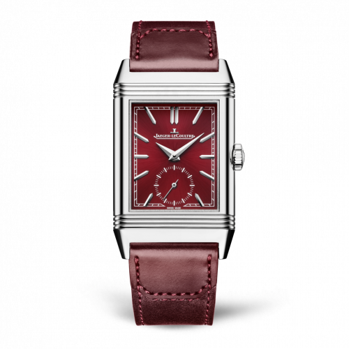 Jaeger-LeCoultre Reverso Tribute Small Seconds Stainless Steel / Red / Fagliano 397846J Jaeger-LeCoultre Reverso Tribute Small Seconds Stainless Steel / Red / Fagliano 397846J