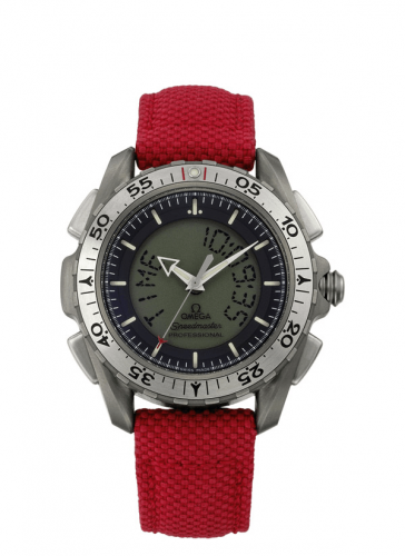 Omega Speedmaster X-33 Titanium / Red Kevlar / 2nd Gen 3991.50.41 Omega Speedmaster X-33 Titanium / Red Kevlar / 2nd Gen 3991.50.41