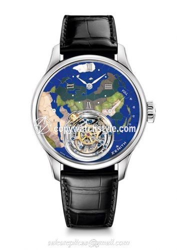 Zenith Academy Christophe Colomb Planete Bleue Europe / Asia 40.2211.8804/91.C714 Zenith Academy Christophe Colomb Planete Bleue Europe / Asia 40.2211.8804/91.C714