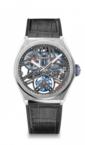Zenith Defy Fusee Tourbillon Platinum / Skeleton / Alligator 40.9000.4805/75.R582 Zenith Defy Fusee Tourbillon Platinum / Skeleton / Alligator 40.9000.4805/75.R582