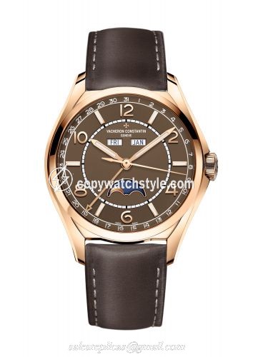 Vacheron Constantin FiftySix Complete Calendar Pink Gold / Brown 4000E/000R-B065 Vacheron Constantin FiftySix Complete Calendar Pink Gold / Brown 4000E/000R-B065
