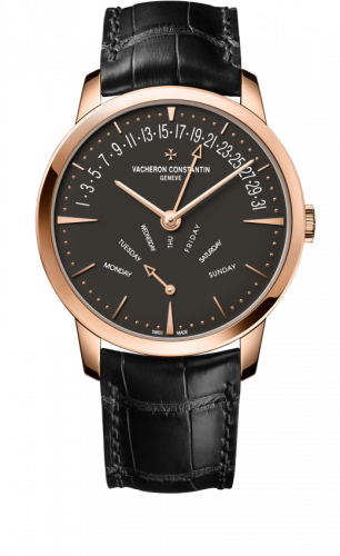 Vacheron Constantin Patrimony Retrograde Day-Date Pink Gold / Anthracite 4000U/000R-B111 Vacheron Constantin Patrimony Retrograde Day-Date Pink Gold / Anthracite 4000U/000R-B111