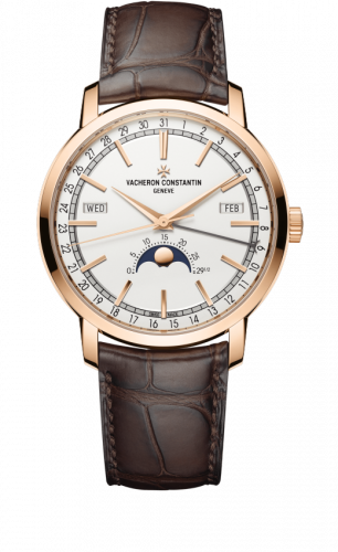Vacheron Constantin Traditionelle Complete Calendar Collection Pink Gold / Silver 4010T/000R-B344