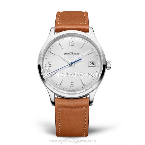 Jaeger-LeCoultre Master Control Date Stainless Steel / Silver / Novonappa 4018420 Jaeger-LeCoultre Master Control Date Stainless Steel / Silver / Novonappa 4018420