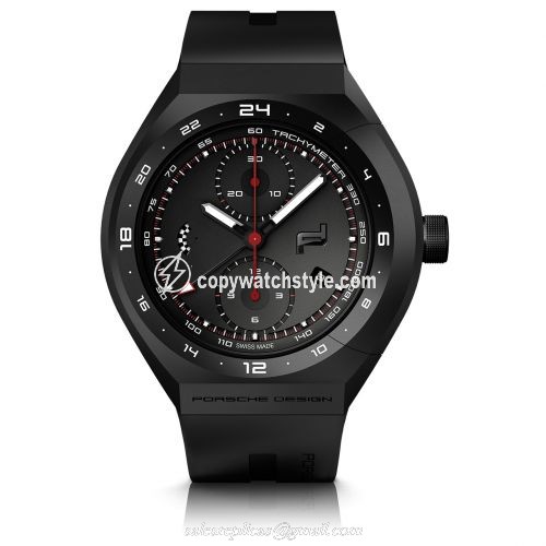 Porsche Design Monobloc Actuator 24H - Chronotimer Black & Rubber 4046901568047 Porsche Design Monobloc Actuator 24H - Chronotimer Black & Rubber 4046901568047