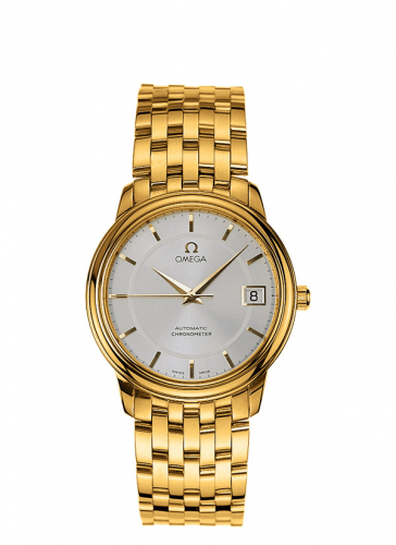 Omega De Ville Prestige Automatic 34.7 Yellow Gold / White / Bracelet 4100.31.00 Omega De Ville Prestige Automatic 34.7 Yellow Gold / White / Bracelet 4100.31.00