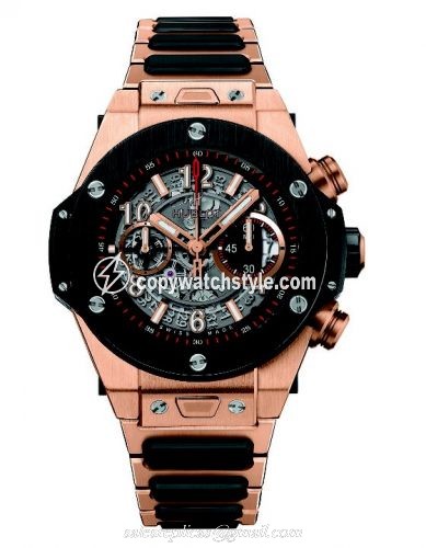 Hublot Big Bang Unico 45 King Gold / Ceramic / Bracelet 411.OM.1180.OM Hublot Big Bang Unico 45 King Gold / Ceramic / Bracelet 411.OM.1180.OM