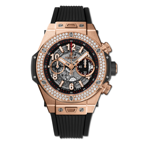 Hublot Big Bang Unico 45 King Gold / Diamonds / Black 411.OX.1180.RX.1104 Hublot Big Bang Unico 45 King Gold / Diamonds / Black 411.OX.1180.RX.1104