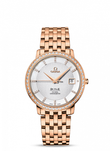 Omega De Ville Prestige Co-Axial 36.5 Red Gold / Diamond / Bracelet 413.55.37.20.52.001 Omega De Ville Prestige Co-Axial 36.5 Red Gold / Diamond / Bracelet 413.55.37.20.52.001