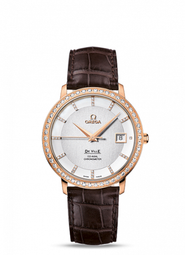 Omega De Ville Prestige Co-Axial 36.5 Red Gold / Diamond 413.58.37.20.52.001 Omega De Ville Prestige Co-Axial 36.5 Red Gold / Diamond 413.58.37.20.52.001