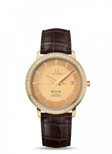 Omega De Ville Prestige Co-Axial 36.5 Yellow Gold / Diamond 413.58.37.20.58.001 Omega De Ville Prestige Co-Axial 36.5 Yellow Gold / Diamond 413.58.37.20.58.001
