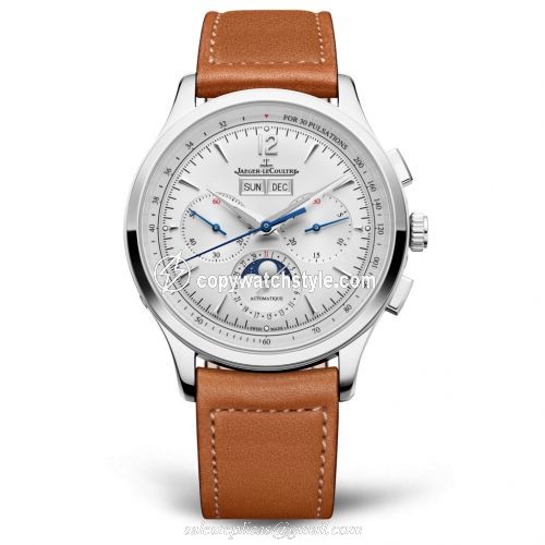 Jaeger-LeCoultre Master Control Chronograph Calendar Stainless Steel / Silver / Novonappa 4138420
