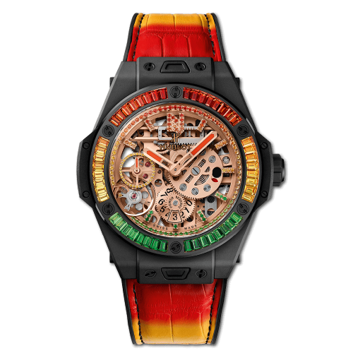 Hublot Big Bang Meca-10 Nicky Jam Ceramic X Setting 414.CI.4010.LR.4096.NJA19 Hublot Big Bang Meca-10 Nicky Jam Ceramic X Setting 414.CI.4010.LR.4096.NJA19