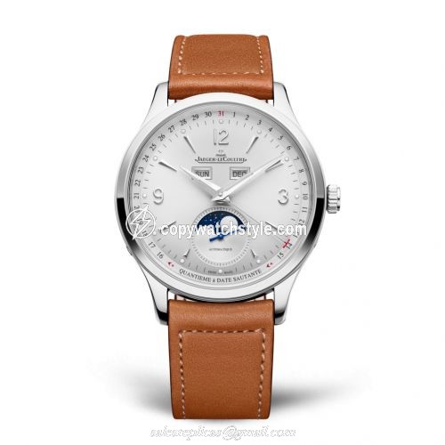 Jaeger-LeCoultre Master Control Calendar Stainless Steel / Silver / Novonappa 4148420 Jaeger-LeCoultre Master Control Calendar Stainless Steel / Silver / Novonappa 4148420