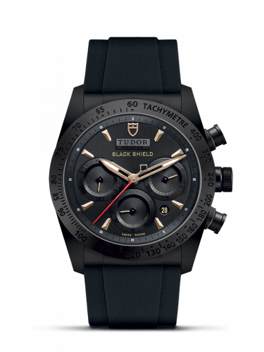 Tudor Fastrider Black Shield Ceramic / Black-Sand / Rubber 42000CN-0005