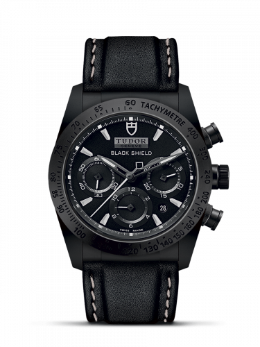 Tudor Fastrider Black Shield Ceramic / Black / Leather 42000CN-0017 Tudor Fastrider Black Shield Ceramic / Black / Leather 42000CN-0017
