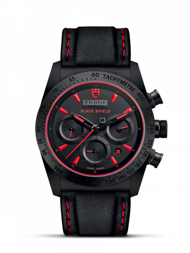 Tudor Fastrider Black Shield Ceramic / Black-Red / Leather 42000CR-0002 Tudor Fastrider Black Shield Ceramic / Black-Red / Leather 42000CR-0002
