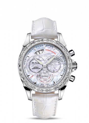 Omega De Ville Co-Axial 41 Chronoscope Palladium Baguette / MOP 422.98.41.50.05.001 Omega De Ville Co-Axial 41 Chronoscope Palladium Baguette / MOP 422.98.41.50.05.001