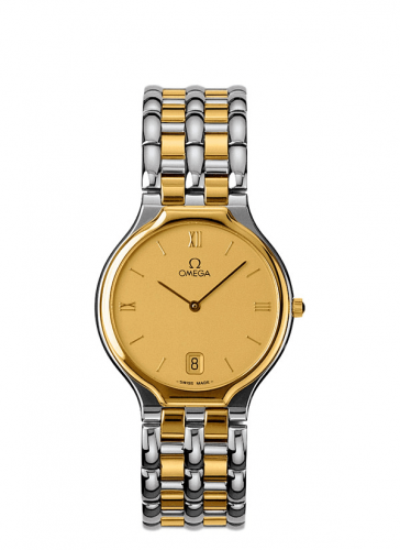 Omega De Ville Symbol 32 Stainless Steel / Yellow Gold / Champagne / Bracelet 4230.13.00 Omega De Ville Symbol 32 Stainless Steel / Yellow Gold / Champagne / Bracelet 4230.13.00