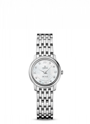 Omega De Ville Prestige Quartz 24.4 Stainless Steel / MOP / Bracelet 424.10.24.60.55.001 Omega De Ville Prestige Quartz 24.4 Stainless Steel / MOP / Bracelet 424.10.24.60.55.001