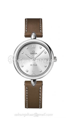 Omega De Ville Prestige Dewdrop Quartz 27.4 Stainless Steel / Silver 424.12.27.60.52.001 Omega De Ville Prestige Dewdrop Quartz 27.4 Stainless Steel / Silver 424.12.27.60.52.001