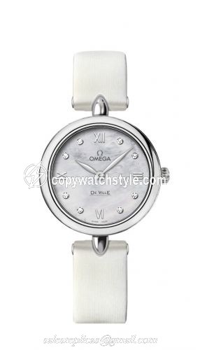 Omega De Ville Prestige Dewdrop Quartz 27.4 Stainless Steel / White MOP 424.12.27.60.55.001 Omega De Ville Prestige Dewdrop Quartz 27.4 Stainless Steel / White MOP 424.12.27.60.55.001