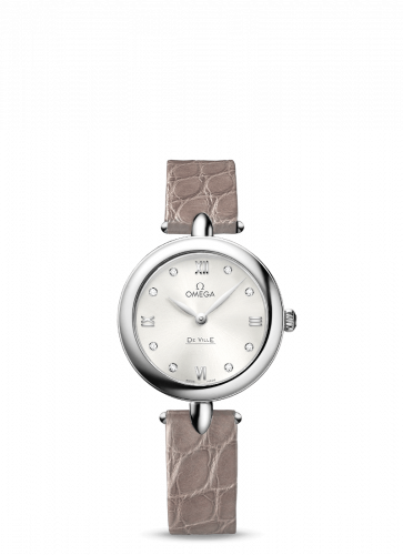 Omega De Ville Prestige Dewdrop Quartz 27.4 Stainless Steel / Silver 424.13.27.60.52.001 Omega De Ville Prestige Dewdrop Quartz 27.4 Stainless Steel / Silver 424.13.27.60.52.001