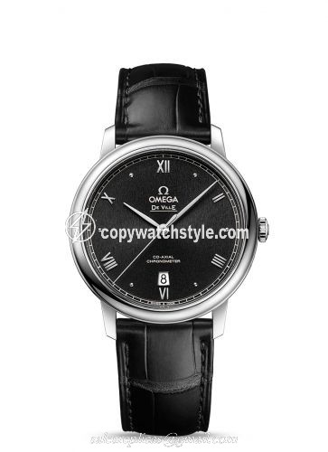 Omega De Ville Prestige Co-Axial 39.5 Stainless Steel / Black Sunburst 424.13.40.20.01.002 Omega De Ville Prestige Co-Axial 39.5 Stainless Steel / Black Sunburst 424.13.40.20.01.002