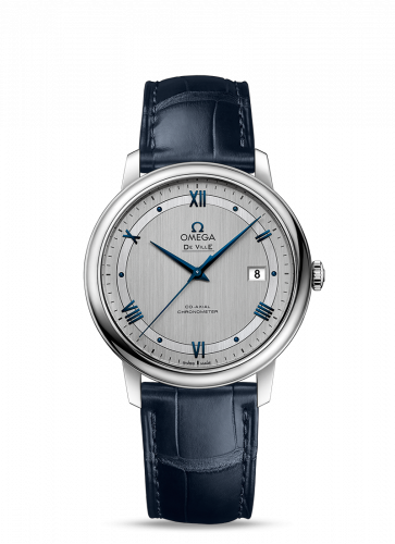 Omega De Ville Prestige Co-Axial 39.5 Stainless Steel / Vintage Silver 424.13.40.20.02.003