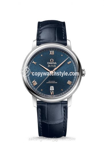 Omega De Ville Prestige Co-Axial 39.5 Stainless Steel / Blue Sunburst 424.13.40.20.03.004 Omega De Ville Prestige Co-Axial 39.5 Stainless Steel / Blue Sunburst 424.13.40.20.03.004