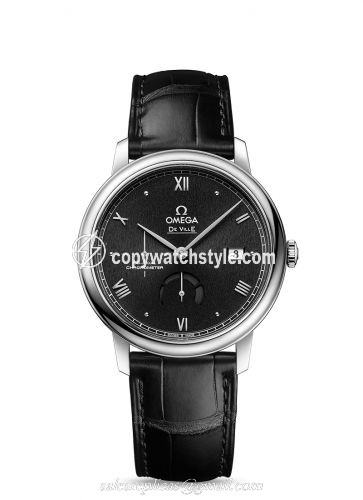 Omega De Ville Prestige Co-Axial 39.5 Power Reserve Stainless Steel / Black Sunburst 424.13.40.21.01.002 Omega De Ville Prestige Co-Axial 39.5 Power Reserve Stainless Steel / Black Sunburst 424.13.40.21.01.002