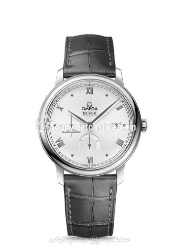 Omega De Ville Prestige Co-Axial 39.5 Power Reserve Stainless Steel / Silver Sunburst 424.13.40.21.02.005