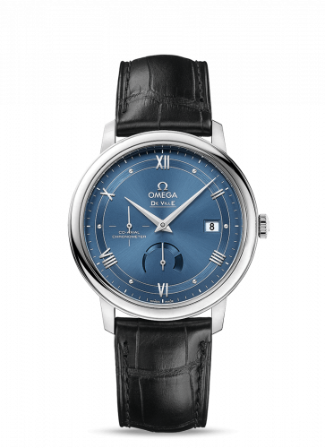 Omega De Ville Prestige Co-Axial 39.5 Power Reserve Stainless Steel / Vintage Blue 424.13.40.21.03.002 Omega De Ville Prestige Co-Axial 39.5 Power Reserve Stainless Steel / Vintage Blue 424.13.40.21.03.002