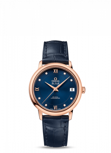 Omega De Ville Prestige Co-Axial 32.7 Red Gold / Blue 424.53.33.20.53.001 Omega De Ville Prestige Co-Axial 32.7 Red Gold / Blue 424.53.33.20.53.001