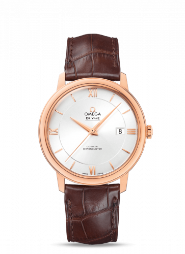 Omega De Ville Prestige Co-Axial 39.5 Red Gold / Silver 424.53.40.20.02.001 Omega De Ville Prestige Co-Axial 39.5 Red Gold / Silver 424.53.40.20.02.001