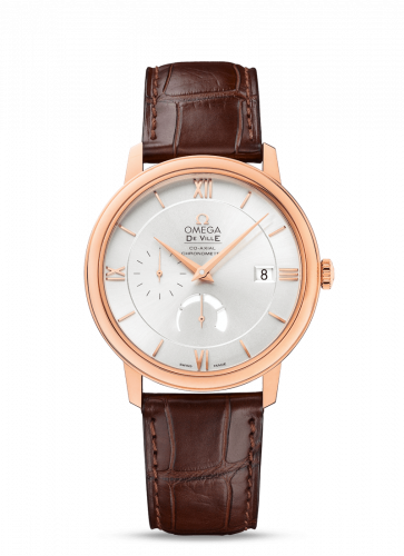 Omega De Ville Prestige Co-Axial 39.5 Power Reserve Red Gold / Silver 424.53.40.21.02.001