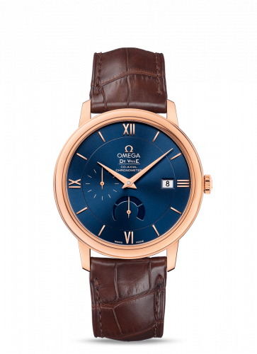 Omega De Ville Prestige Co-Axial 39.5 Power Reserve Red Gold / Blue 424.53.40.21.03.002