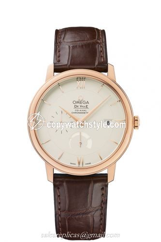 Omega De Ville Prestige Co-Axial 39.5 Power Reserve Red Gold / Ivory / GUM Red Square 424.53.40.21.09.001 Omega De Ville Prestige Co-Axial 39.5 Power Reserve Red Gold / Ivory / GUM Red Square 424.53.40.21.09.001