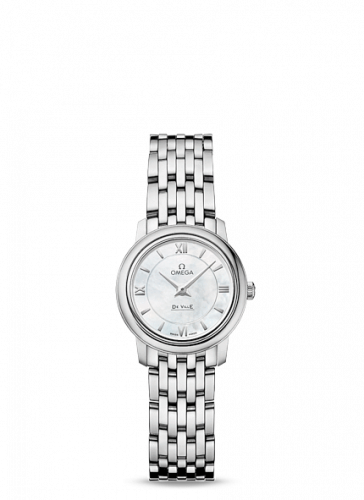 Omega De Ville Prestige Quartz 24.4 Stainless Steel / MOP / Bracelet 424.10.24.60.05.001 Omega De Ville Prestige Quartz 24.4 Stainless Steel / MOP / Bracelet 424.10.24.60.05.001